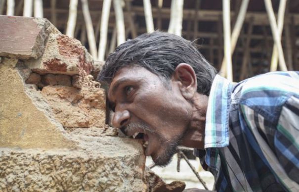 man eating mud 100 years