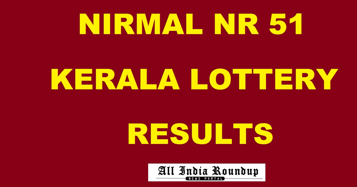 Nirmal NR 51 Lottery Results