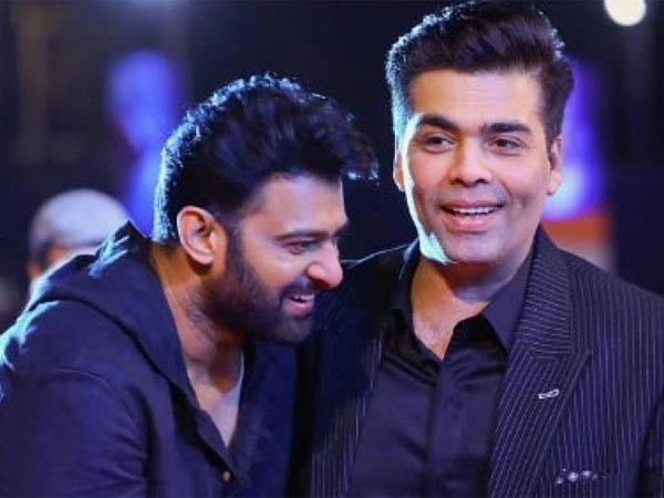 prabhas and karan johar