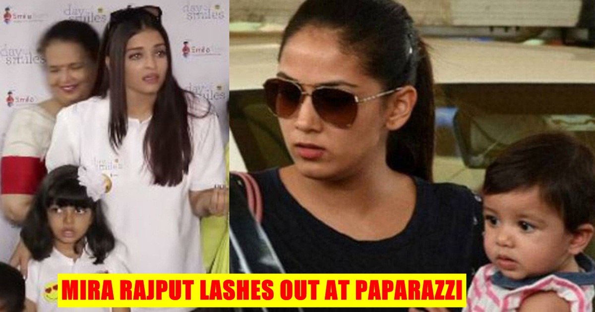 Mitha Rajpot Shahid Kapoor’s Wife Mira Rajput Lashes Out At Paparazzi To Protect Her ...