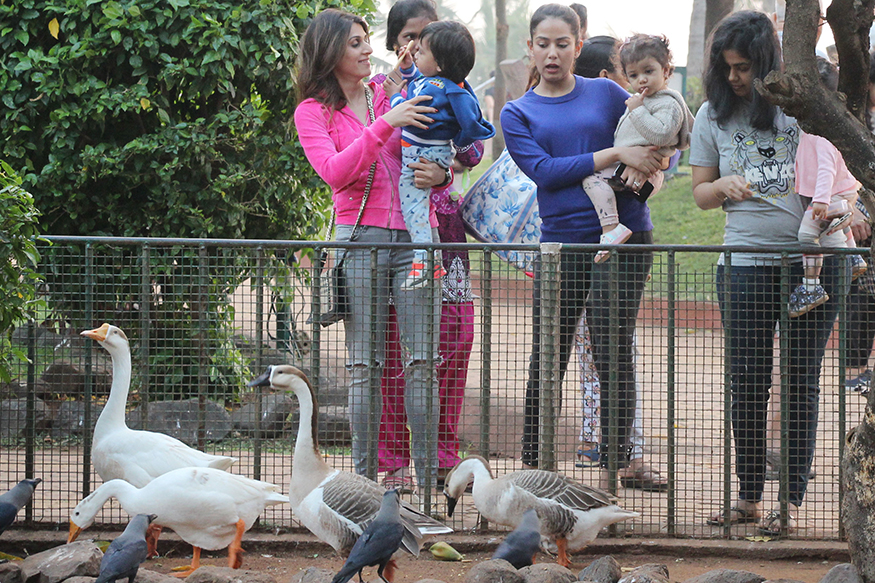 Mira Rajput and her daughter clicked in park