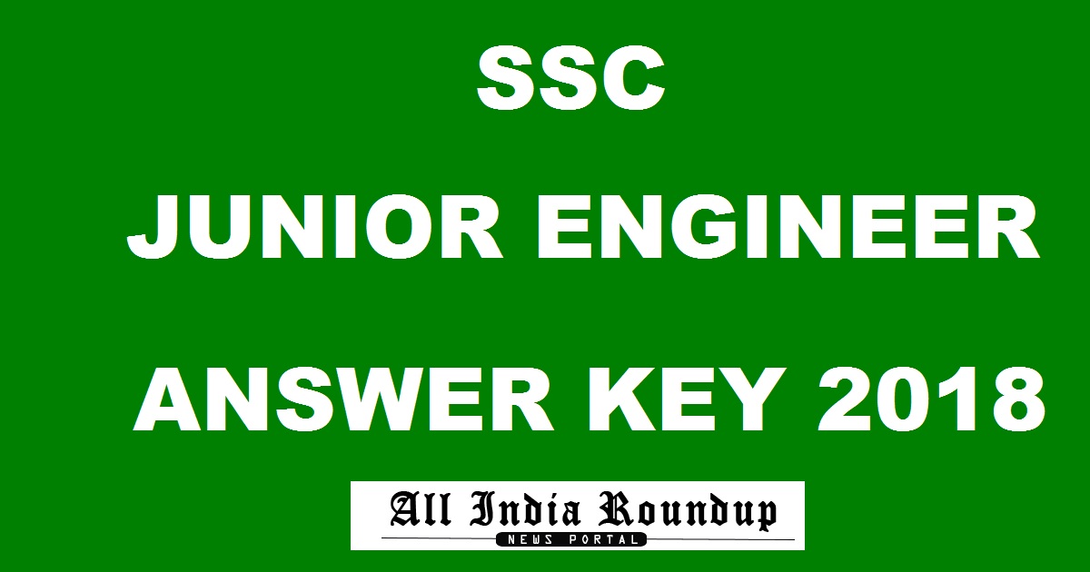 SSC JE Answer Key Review Exam Analysis 2018 Cutoff Marks 23rd Jan Paper 1 & Paper 2 Exam