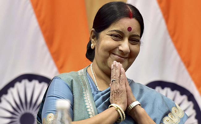 Sushma Swaraj Now Helps A Navy Officer By Rescuing His Wife, Later Scolds Him,