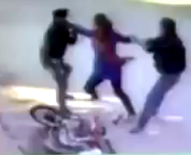 woman fights back and thrashes thieves