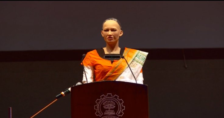 sophia robot in india