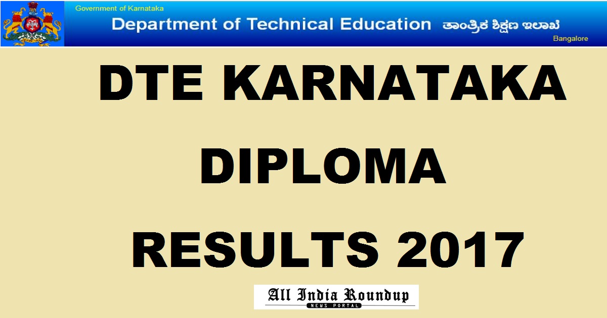 www.btekarlinx.net: DTE Karnataka Diploma Results Nov/ Dec 2017 @ dte.kar.nic.in For 1st/ 3rd/ 5th Sem To Be Declared