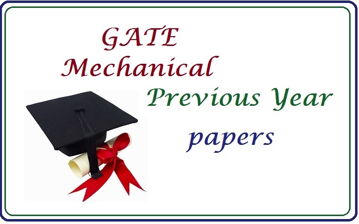 Previous Year Question Papers for GATE Mechanical