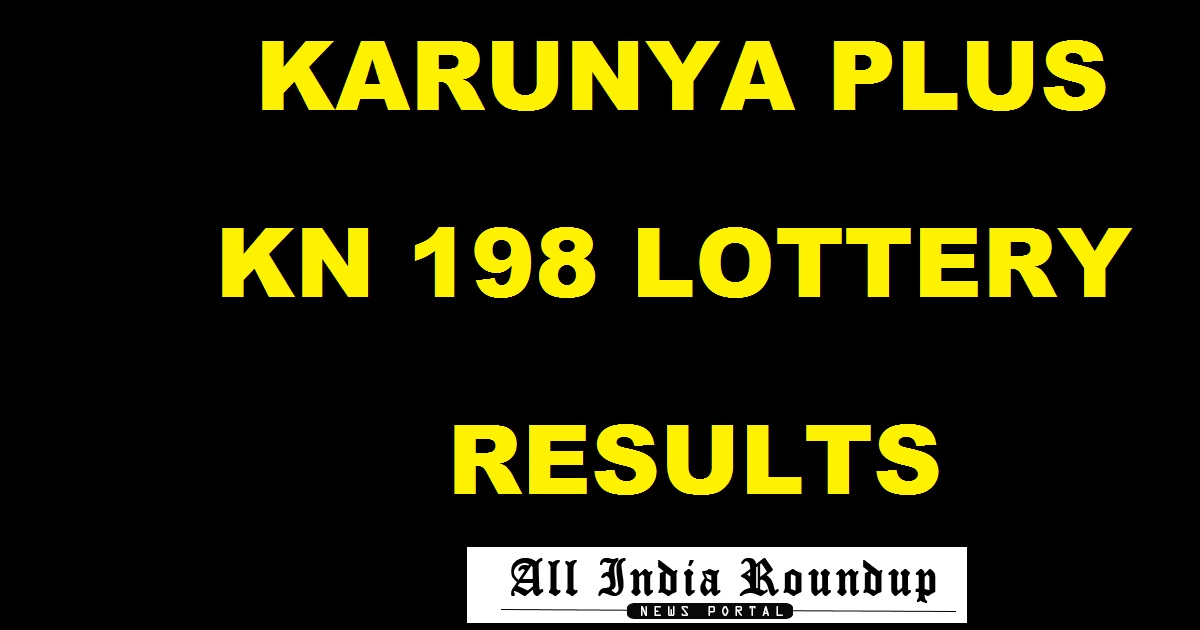 Karunya Plus KN 198 Lottery Results