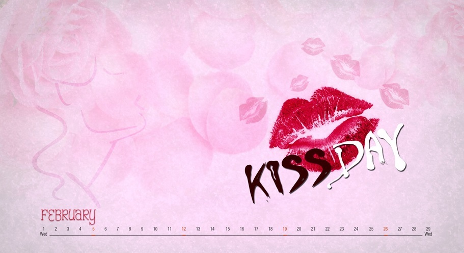 kiss day pic for fb