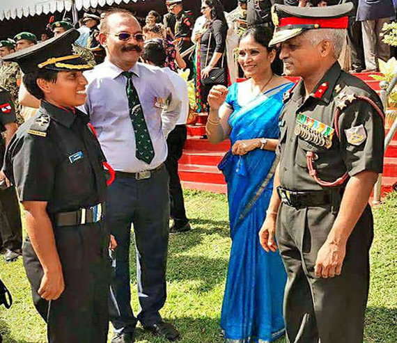 Nidhi Dubey lieutenant