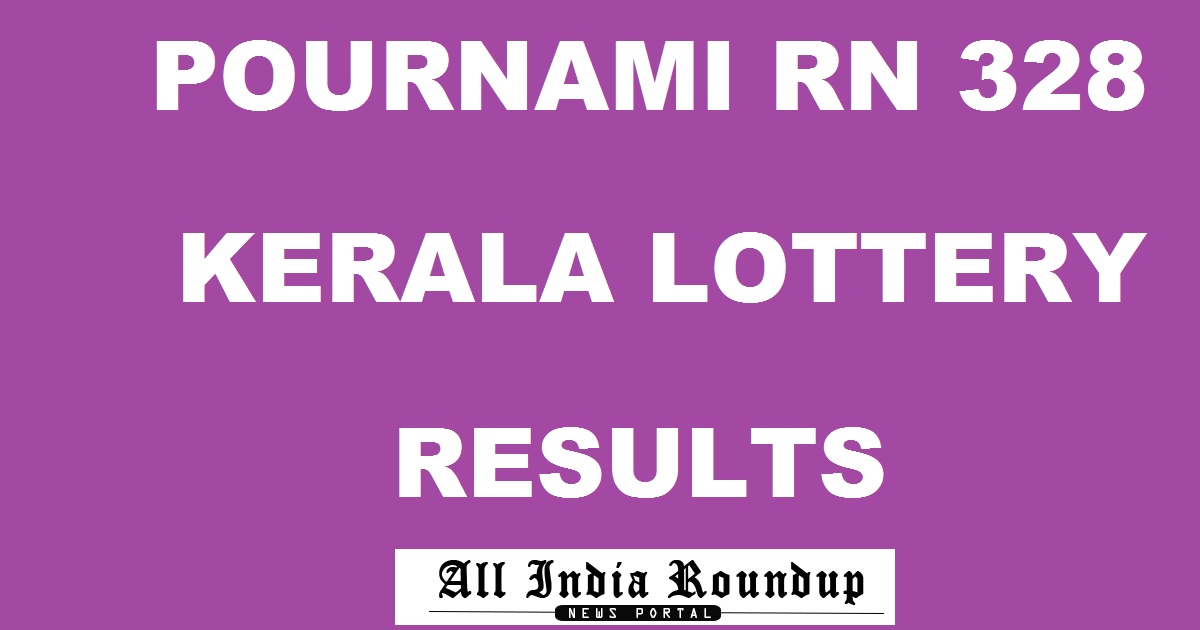 Pournamin RN 328 Lottery Results