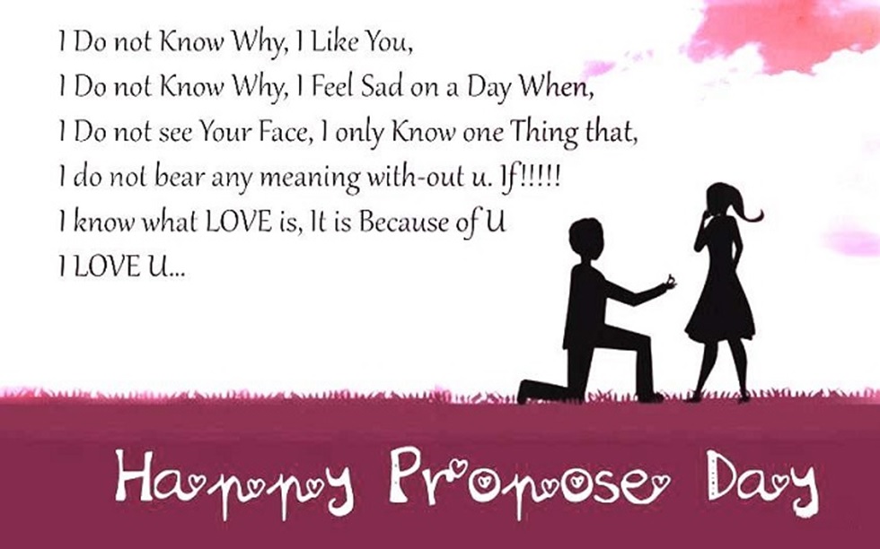 Propose Day Wishes SMS Messages For GF/ BF - Happy Propose Day Greetings Quotes For Husband/ Wife In Hindi