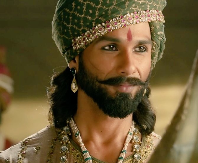 shahid kapoor in padmaavat vs ranveer singh