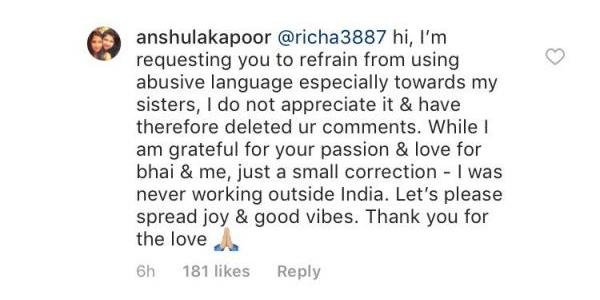 Anshula-Kapoor-instagram-reply