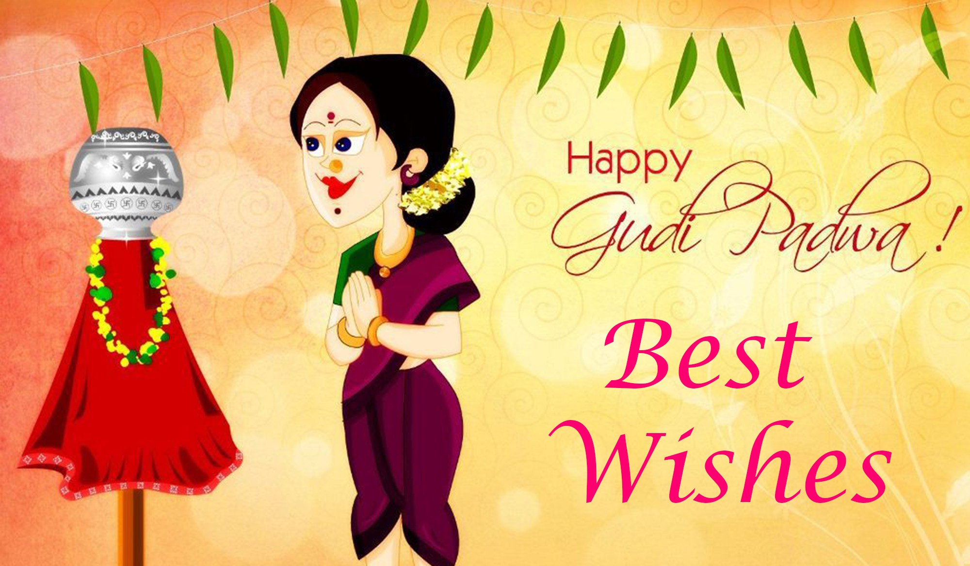 Happy Gudi Padwa Best Wishes, 