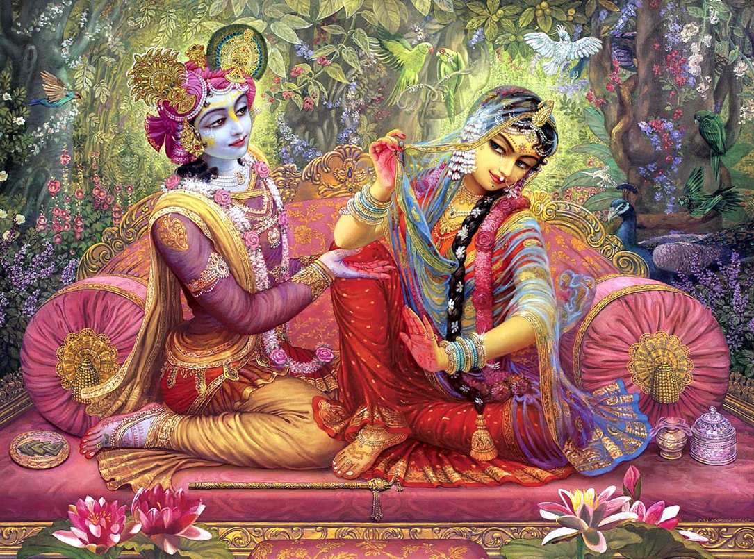 happy holi radha krishna hd image