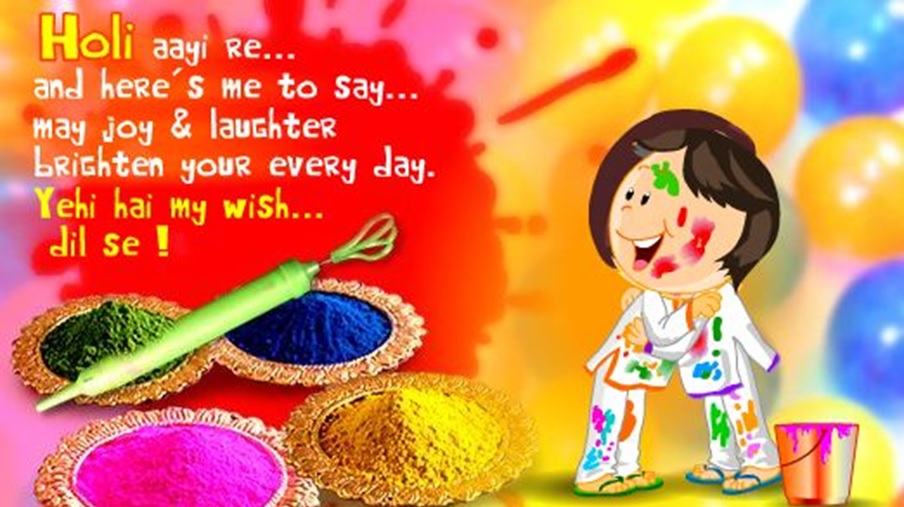 happy holi status