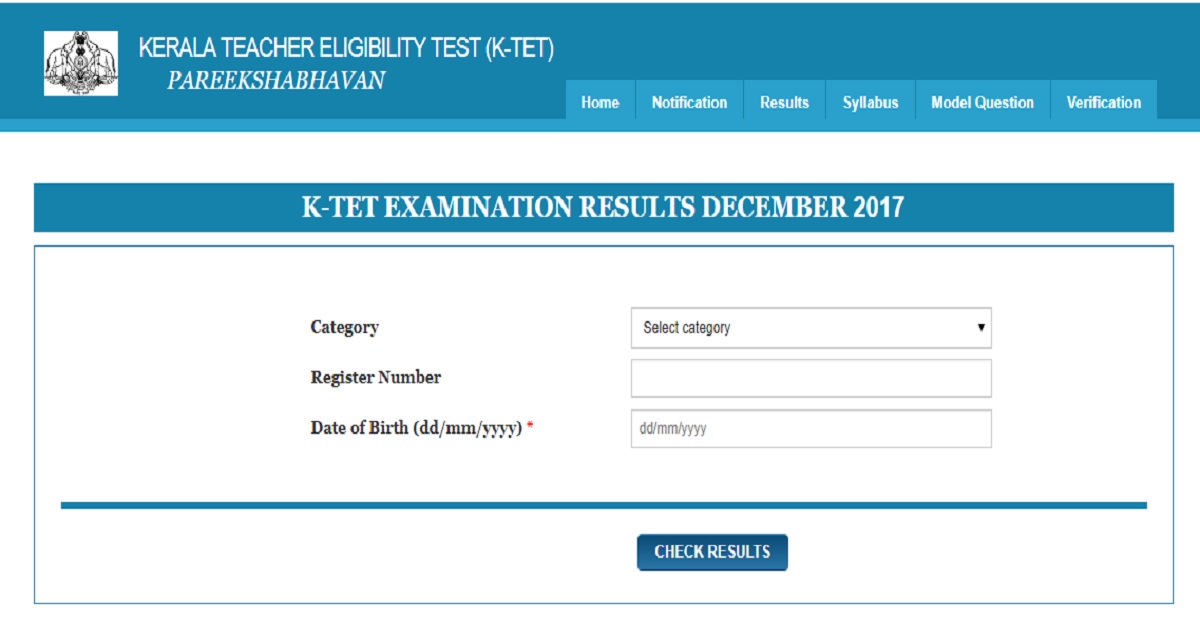 ktet.kerala.gov.in: Kerala TET Results December 2017 Declared @ keralapareekshabhavan.in - KTET Merit List