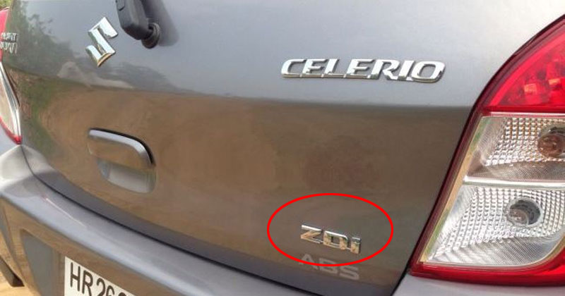 meaning behind zxi, lxi ,zdi on car back