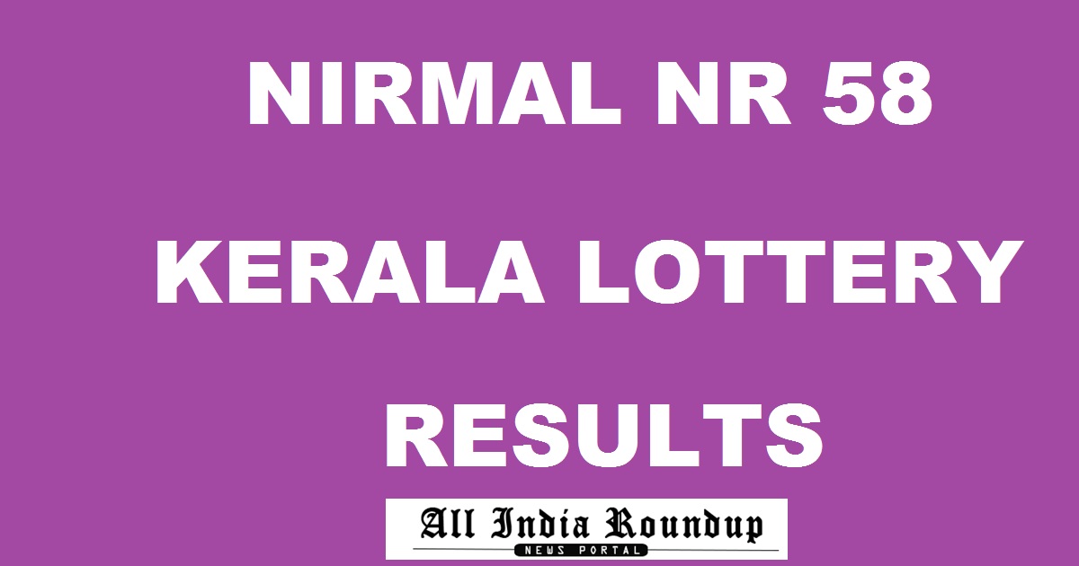 Nirmal NR 58 Lottery Results