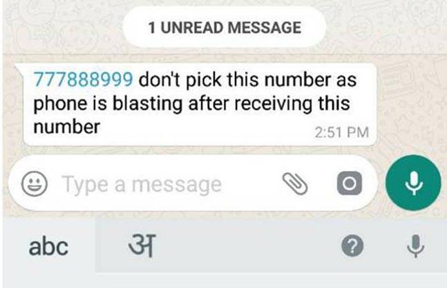 viral message on whatsapp