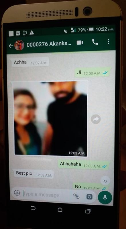 Mohammed Shami latest Whatsapp Chats