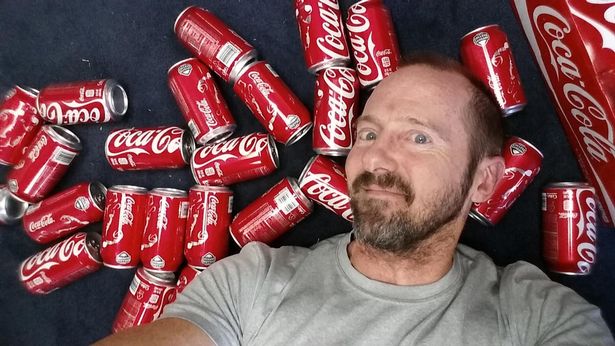 man drinks 10 cokes everyday for month