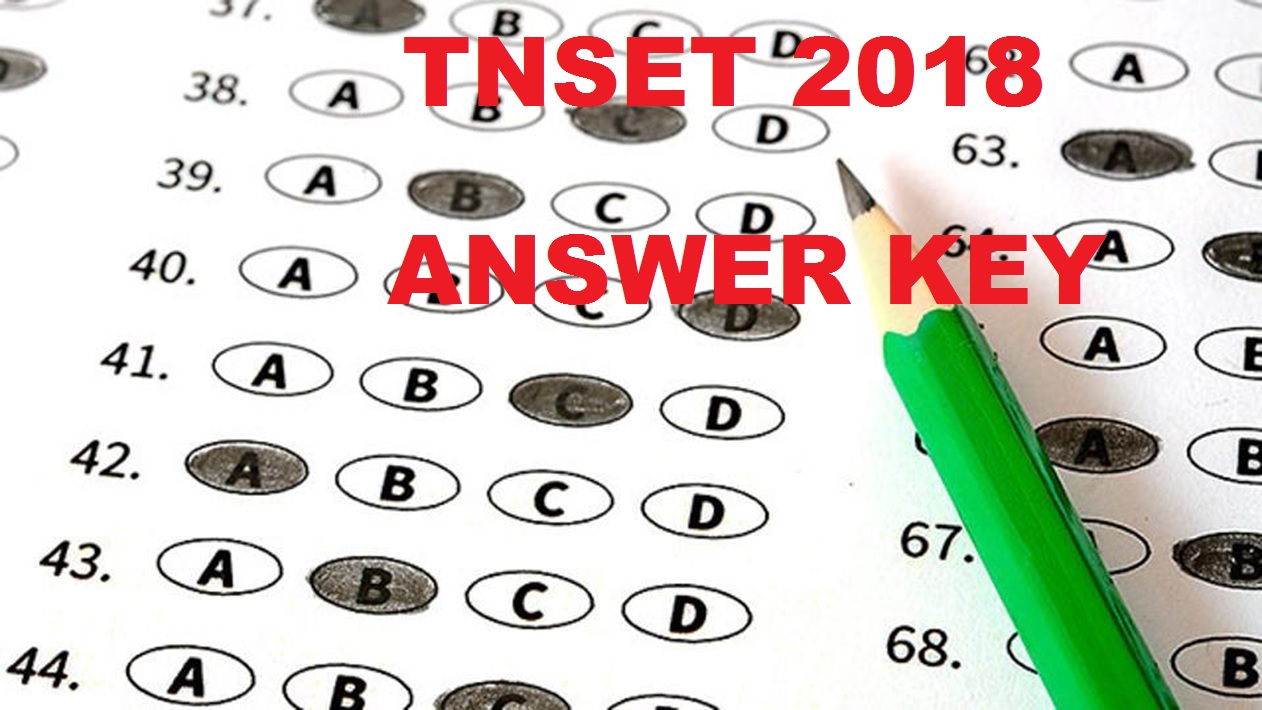 TNSET Answer Key 2018 Cutoff Marks For Paper 1, 2, 3 March 4th Exam - Tamil Nadu SET Solutions @ tnsetexam2018mtwu.in