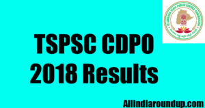 Tspsc CDPO 2018 results