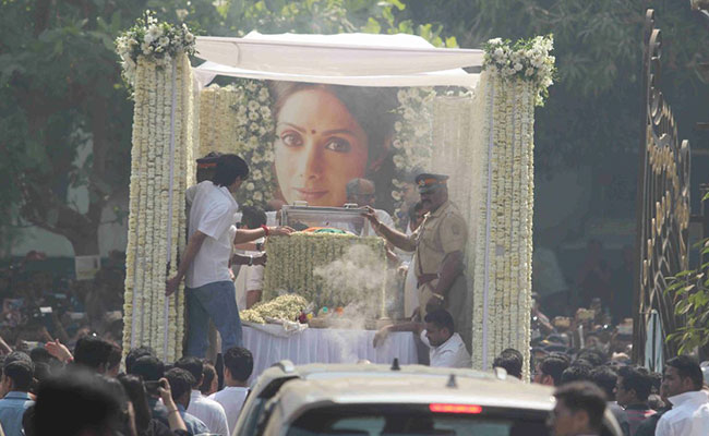 Sridevi funeral