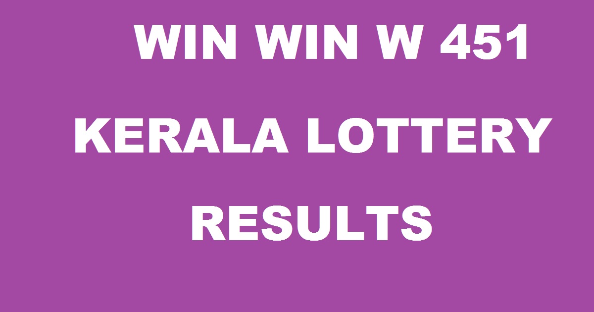 Win Win W 451 Lottery Results