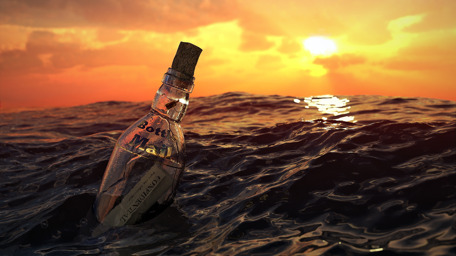 message in bottle