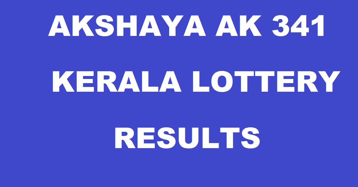 Akshaya AK 341 Results Today Live