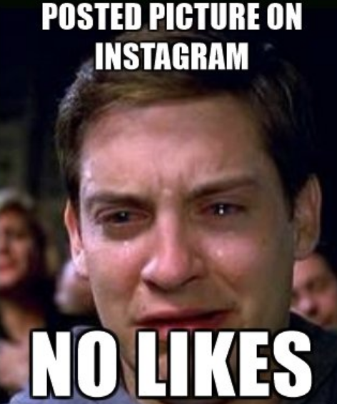 no likes on instagram