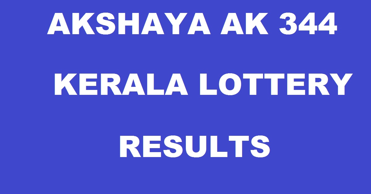 Akshaya AK 344 Results Today