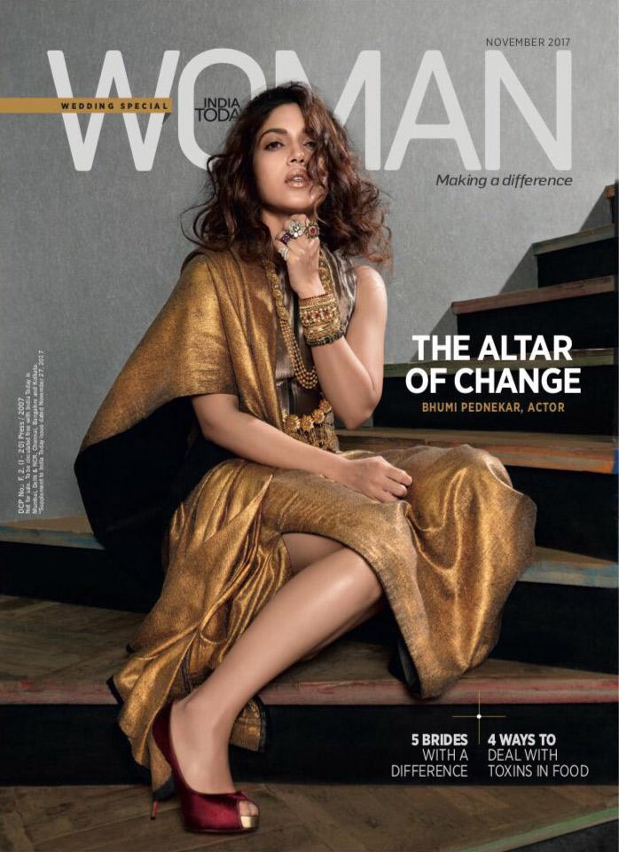 Bhumi-Pednekar new look on magazine cover
