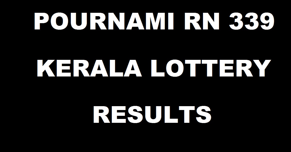Pournami RN 339 Lottery Results