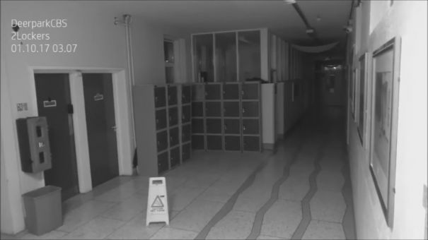 CCTV footage of ghost in ireland school