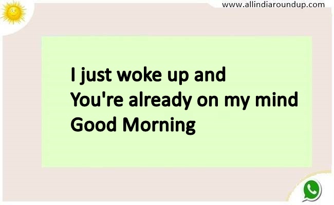 romantic gud mng messages for whatsapp