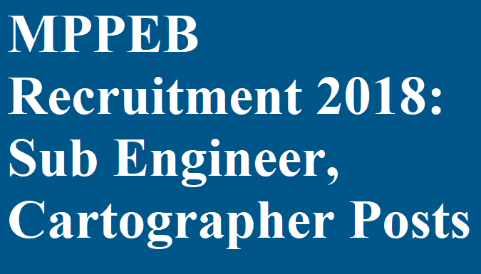 MPPEB Recruitment 2018