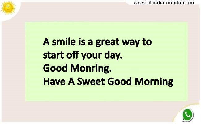 Creative Good Morning SMS Messages Images For Whatsapp