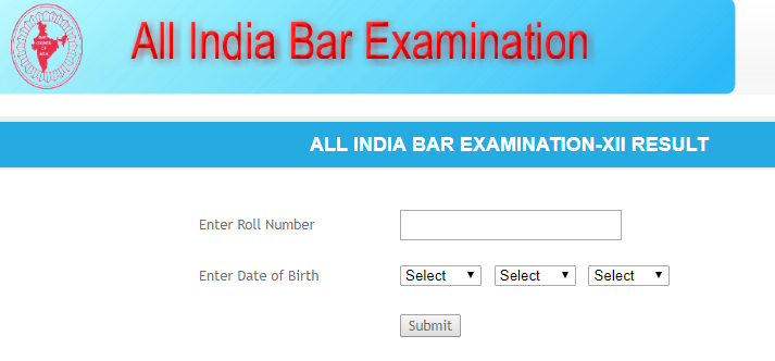 AIBE XII Result 2018