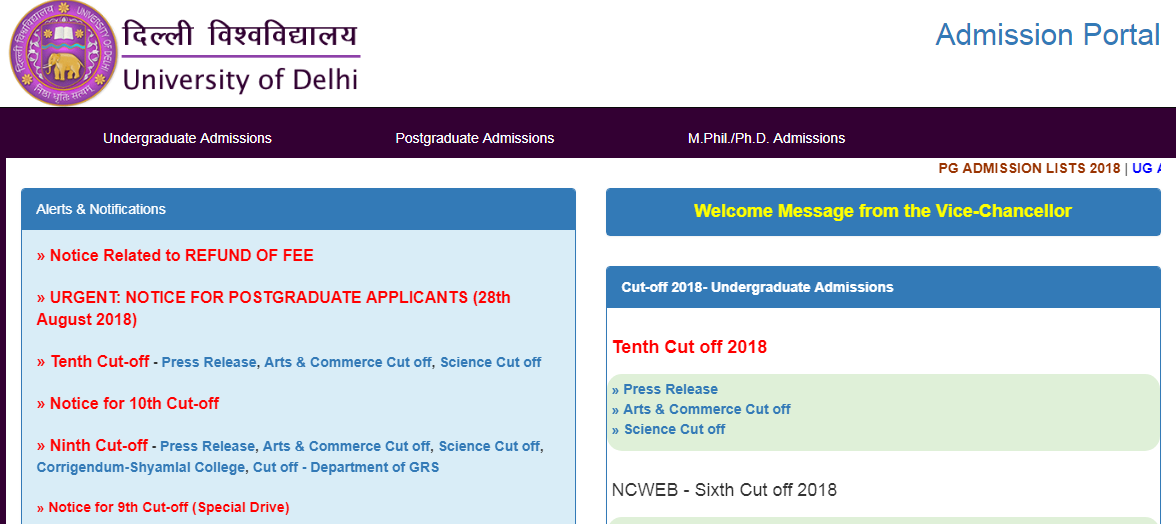 Delhi University 2019