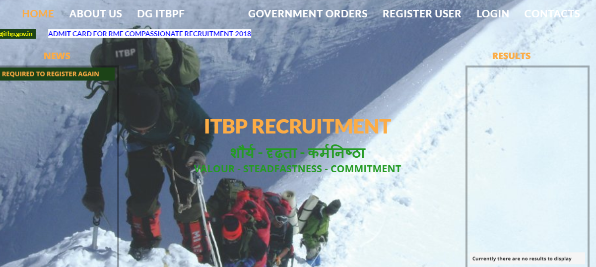 ITBP Driver Admit Card 2018