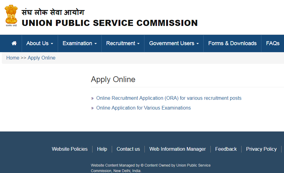 UPSC ESE Application Form 2019 Last Date