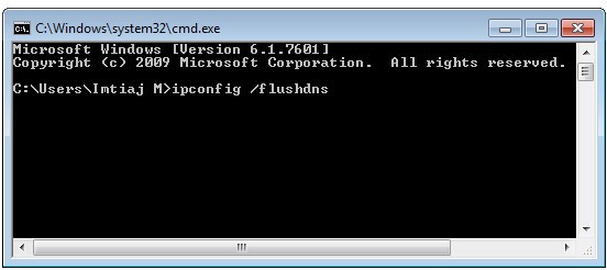 DNS error fixing steps