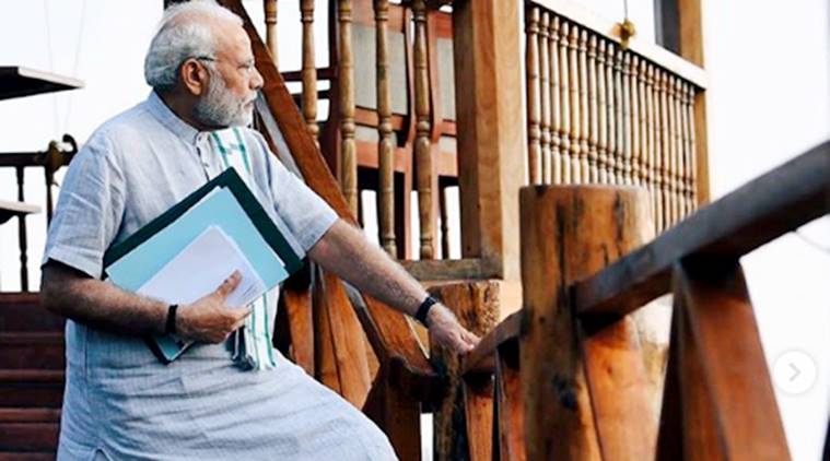 narendra modi, narendra modi trip, narendra modi lungi, modi Andaman and Nicobar, modi nicrobar visit, modi lungi pictures, 