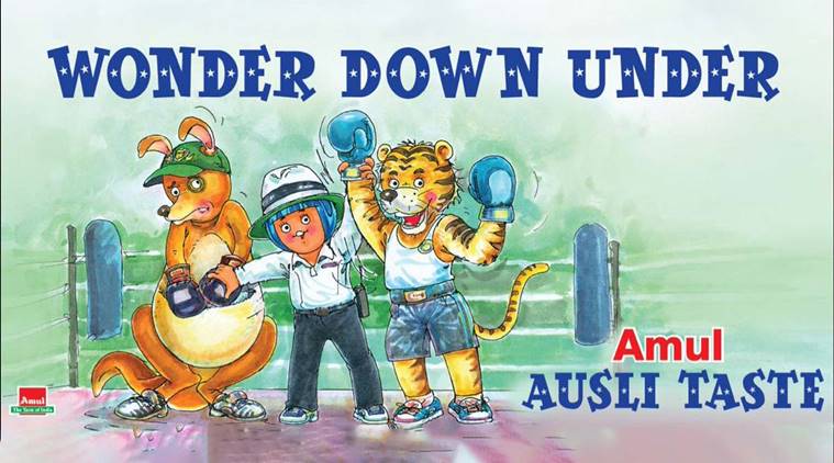 ind vs aus, india vs Australia, india vs Australia test series, india wins against Australia, india beats Australia, Amul, amul cartoon, amul topical, amul topical ind vs aus, trending news, indian express, indian express news