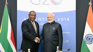 South African president Cyril Ramaphosa is the Chief Guest on the 70th Republic Day of India 