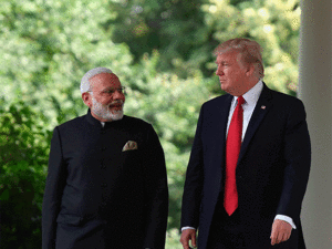 Prime Minister Modi and POTUS Donald Trump 